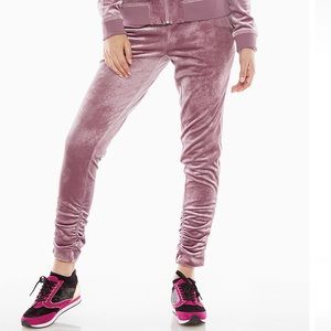 | Juicy Couture | Ruched Foil Velvet Pants. Size M